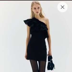 Off Shoulder Black Dress women's size x-small